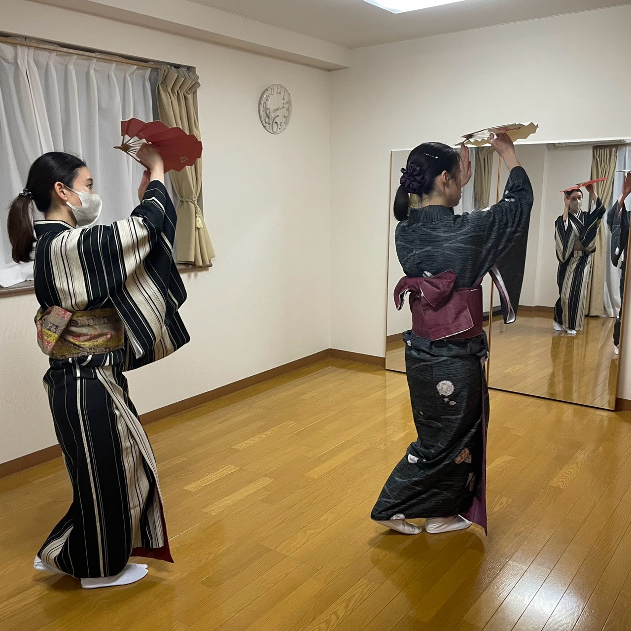 ある日のお稽古。